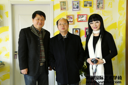 欢迎上海戏剧学院马院长光临洽谈与合作交流