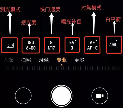 手机相机专业模式拍天空要怎么调？